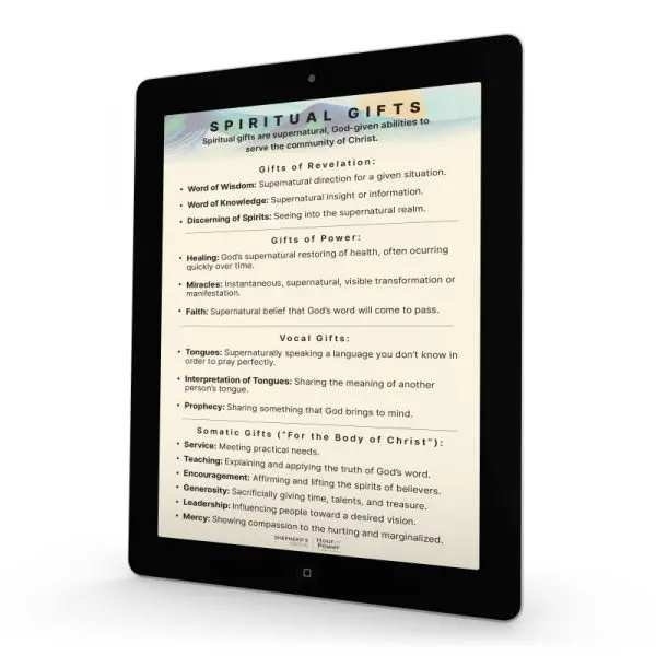 Discovering Spiritual Gifts – PDF Overview of All Gifts of the Holy Spirit